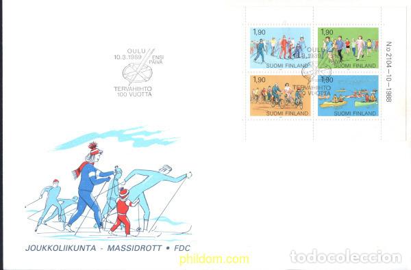 Sellos: 376855 MNH FINLANDIA 1989 DEPORTES