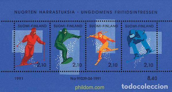 Sellos: 46458 MNH FINLANDIA 1991 DEPORTES JUVENILES