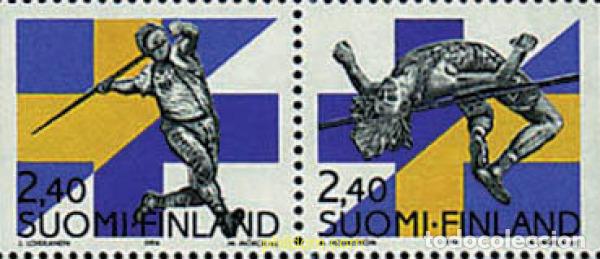 Sellos: 126561 MNH FINLANDIA 1994 COMPETICION DEPORTIVA FINLANDIA-SUECIA