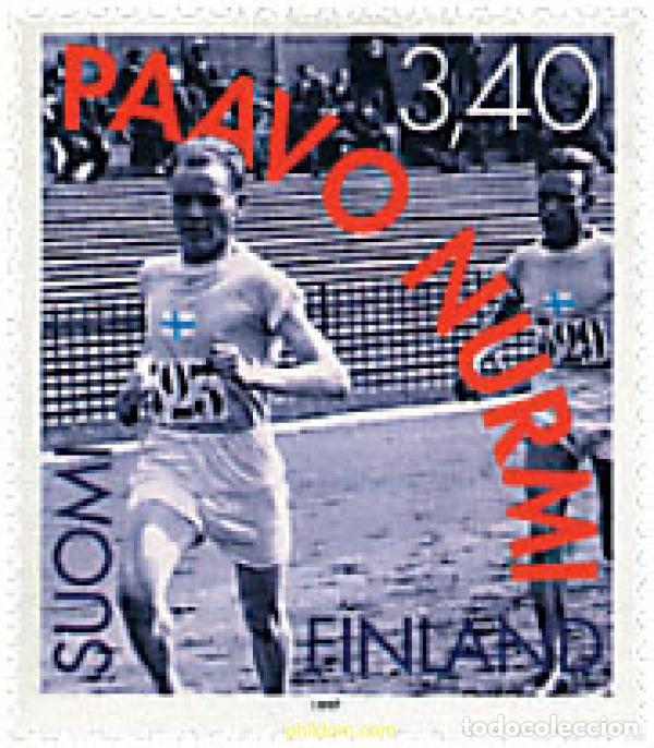 Sellos: 65363 MNH FINLANDIA 1997 CENTENARIO DEL NACIMIENTO DE PAAVO NURMI