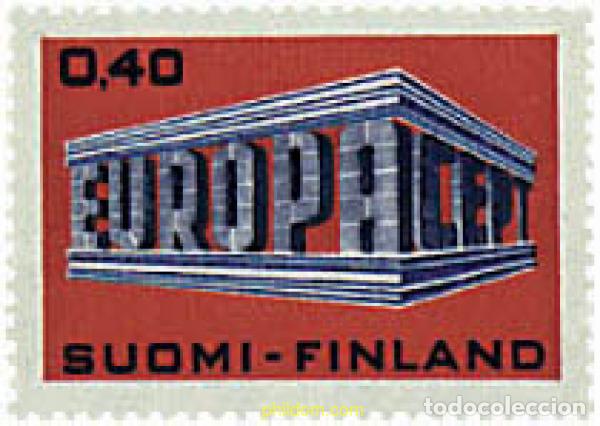 Sellos: 62173 MNH FINLANDIA 1969 EUROPA CEPT. 10 ANIVERSARIO DE LA CEPT