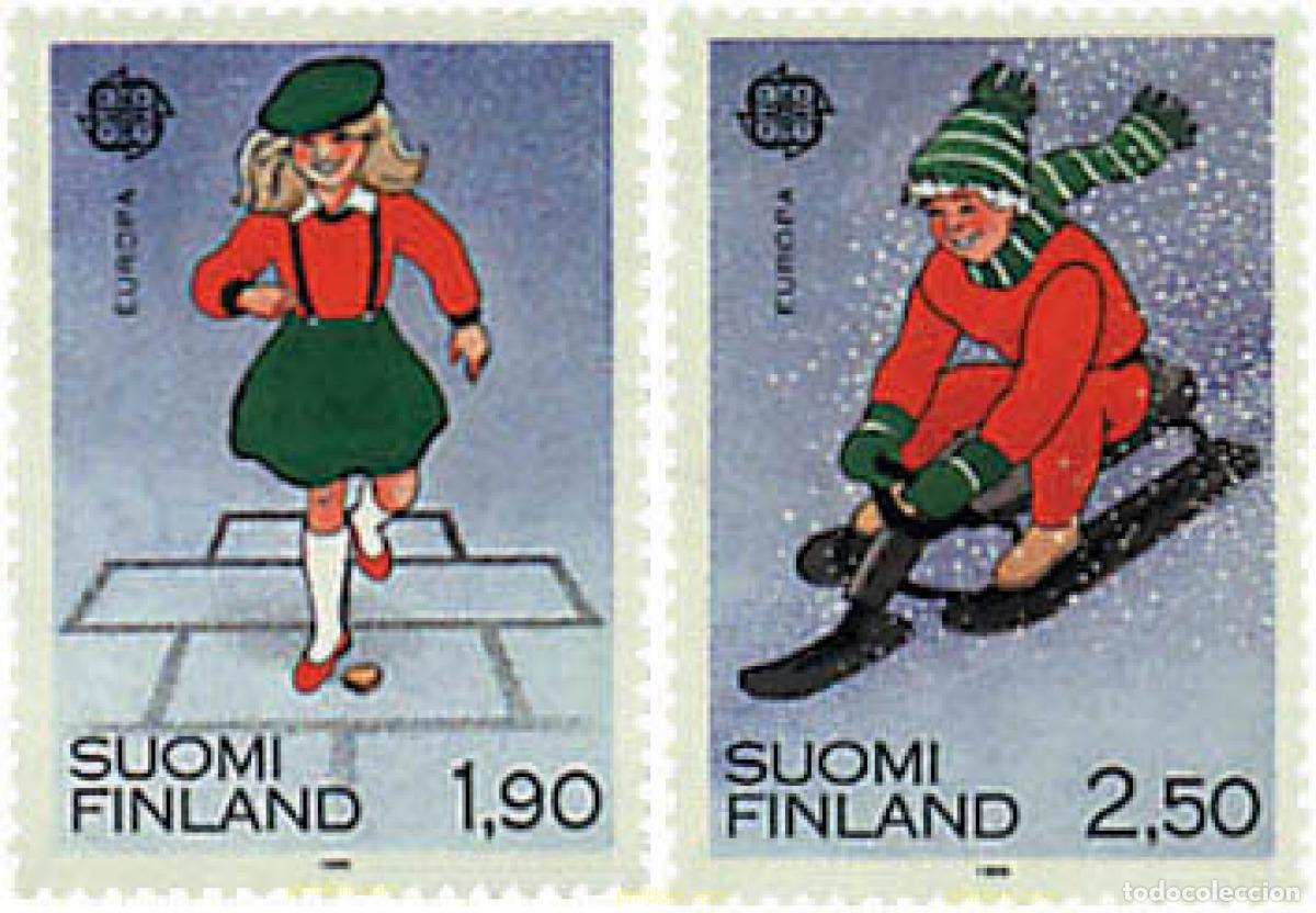 Sellos: 62723 MNH FINLANDIA 1989 EUROPA CEPT. JUEGOS INFANTILES