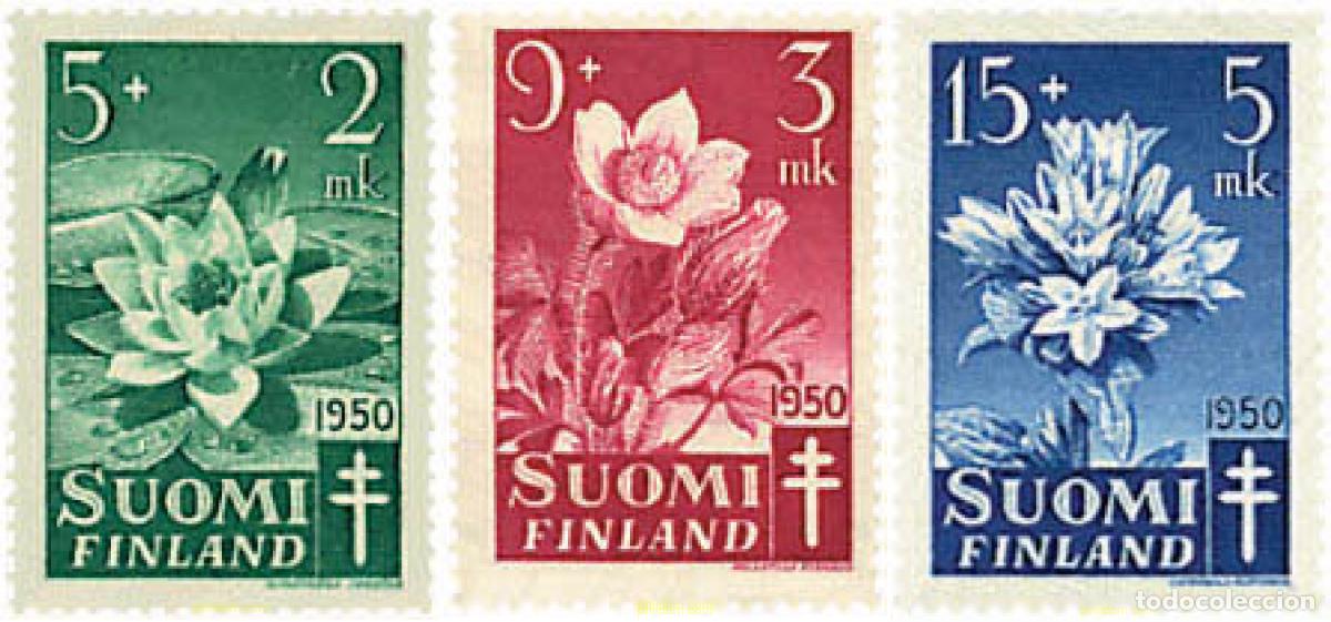 Sellos: 98823 MNH FINLANDIA 1950 A BENEFICIO DE LAS OBRAS ANTI-TUBERCULOSIS