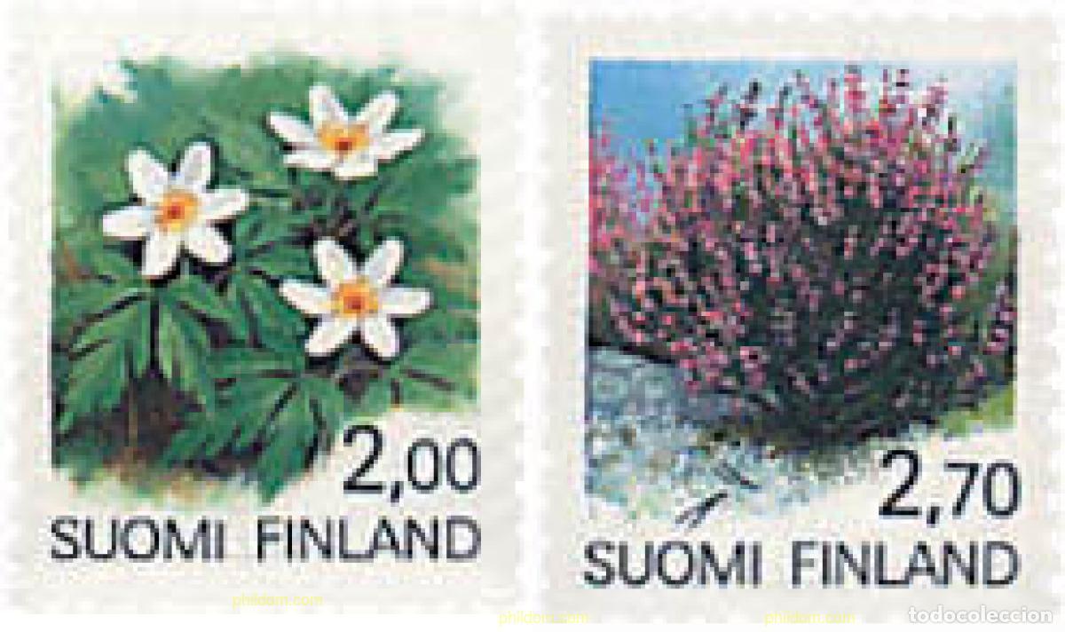 Sellos: 89126 MNH FINLANDIA 1990 FLORA