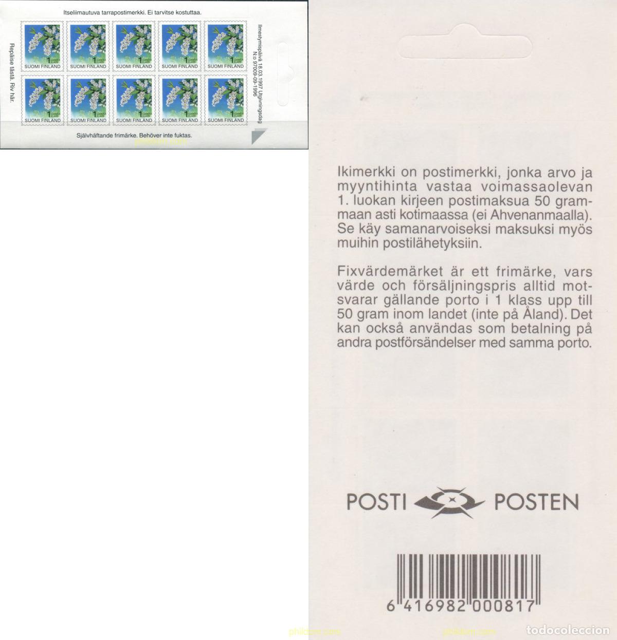 Sellos: 2028 MNH FINLANDIA 1997 FLOR
