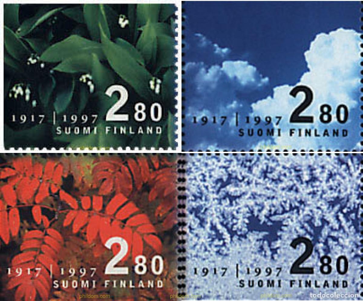 Sellos: 98848 MNH FINLANDIA 1997 80 ANIVERSARIO DE LA INDEPENDENCIA