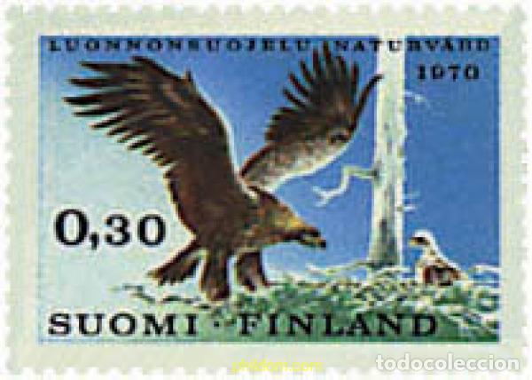 Sellos: 65321 MNH FINLANDIA 1970 A&Ntilde;O DE LA PROTECCION DE LA NATURALEZA
