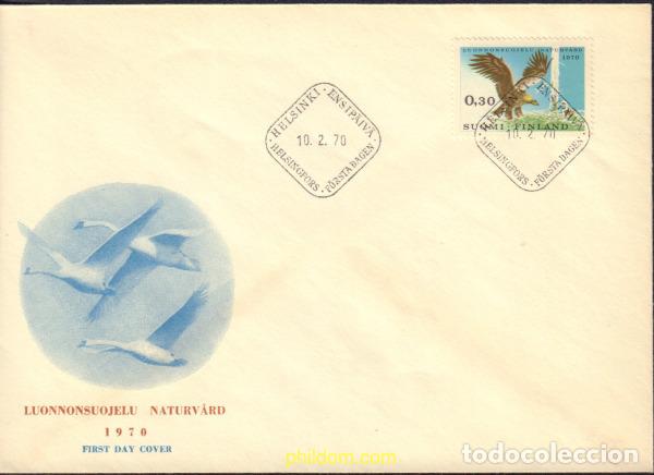 Sellos: 395708 MNH FINLANDIA 1970 A&Ntilde;O DE LA PROTECCION DE LA NATURALEZA