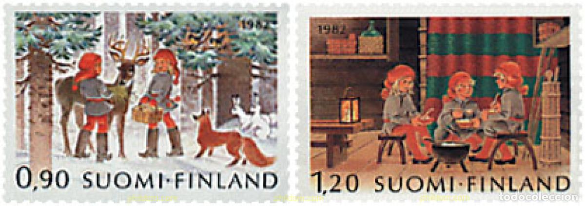 Sellos: 46449 MNH FINLANDIA 1982 NAVIDAD