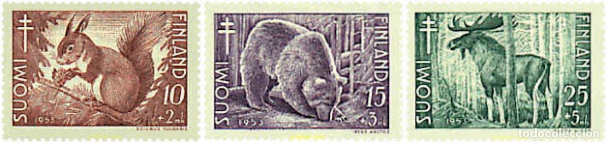 Sellos: 87614 MNH FINLANDIA 1953 A BENEFICIO DE LAS OBRAS ANTI-TUBERCULOSIS