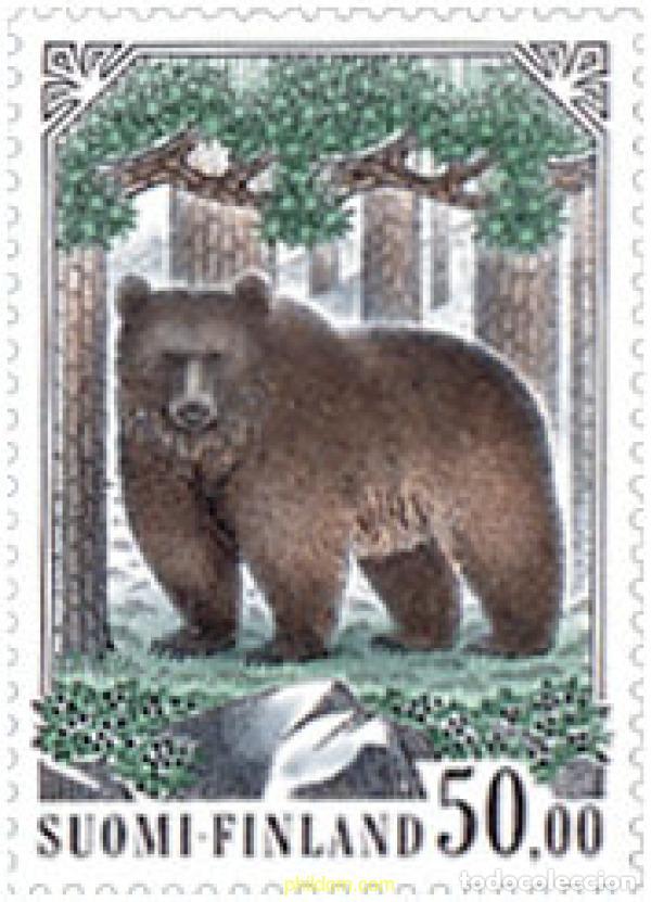 Sellos: 46455 MNH FINLANDIA 1989 EL OSO PARDO