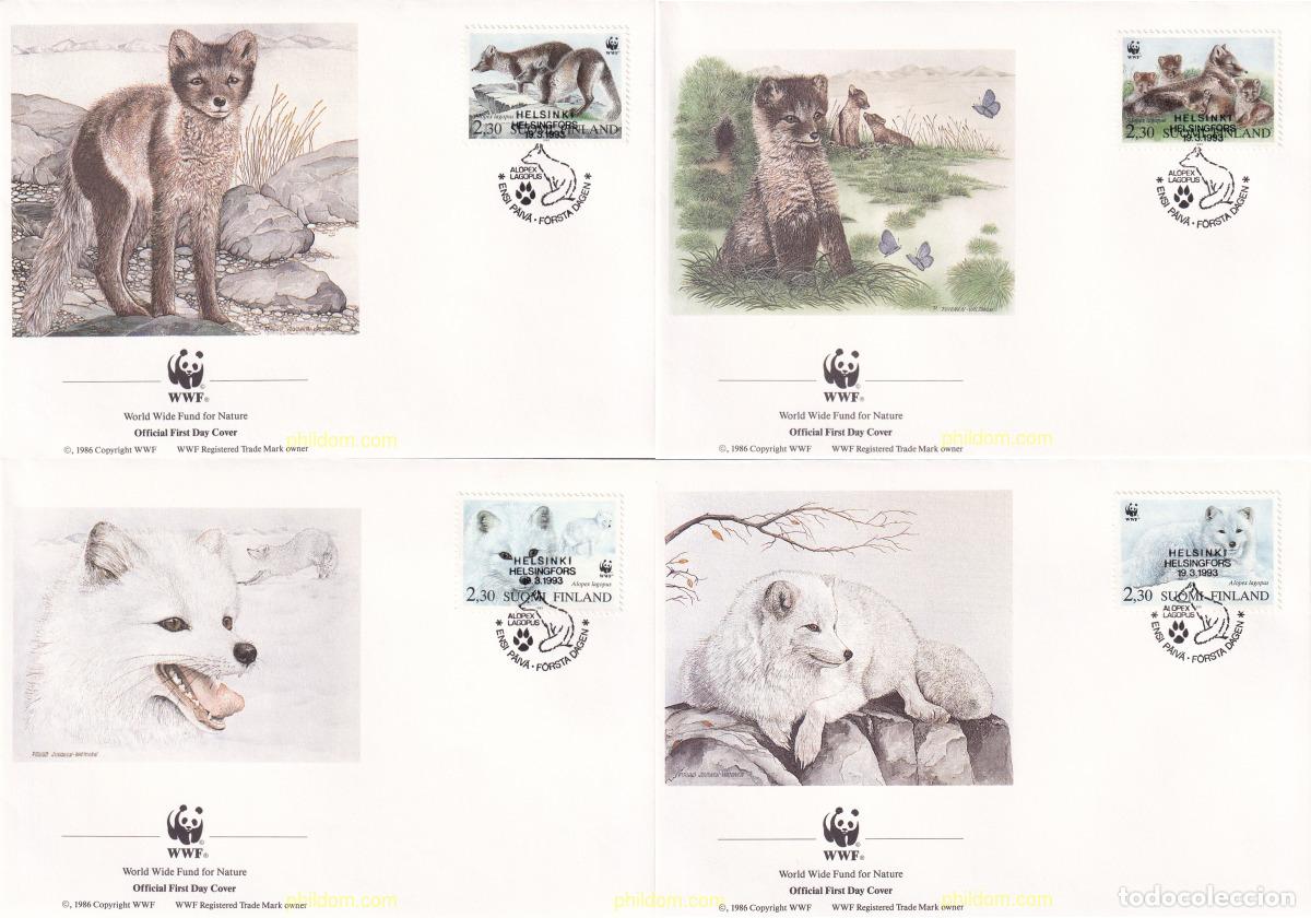 Sellos: 23159 MNH FINLANDIA 1993 ZORRO ARTICO