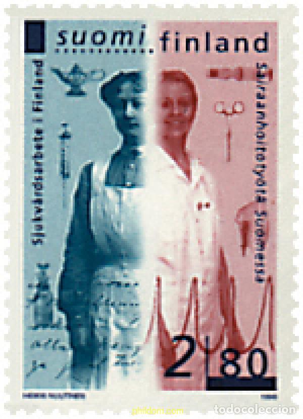 Sellos: 87697 MNH FINLANDIA 1998 CENTENARIO DE LA ORGANIZACION SINDICAL DEL PERSONAL DE ENFERMERIA