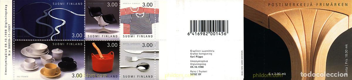 Sellos: 3310 MNH FINLANDIA 1998 DISE&Ntilde;O FINLANDES