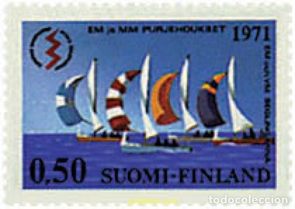 Sellos: 65323 MNH FINLANDIA 1971 CAMPEONATO MUNDIAL Y EUROPEO DE VELA