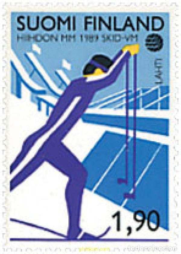 Sellos: 65345 MNH FINLANDIA 1989 CAMPEONATOS DEL MUNDO DE ESQUI EN LAHTI