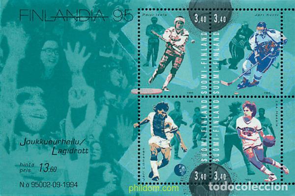 Sellos: 65357 MNH FINLANDIA 1995 FINLANDIA 95. DEPORTES DE EQUIPO