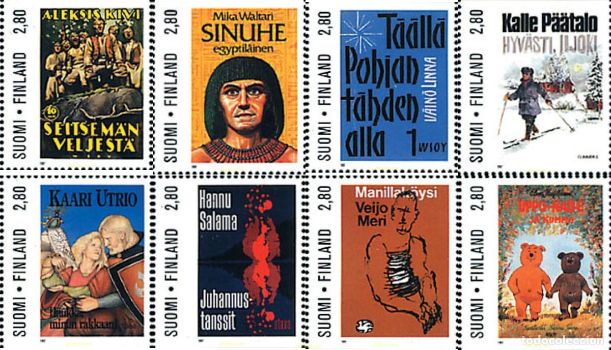 Sellos: 46469 MNH FINLANDIA 1997 CENTENARIO DE LA ASOCIACION FINLANDESA DE ESCRITORES