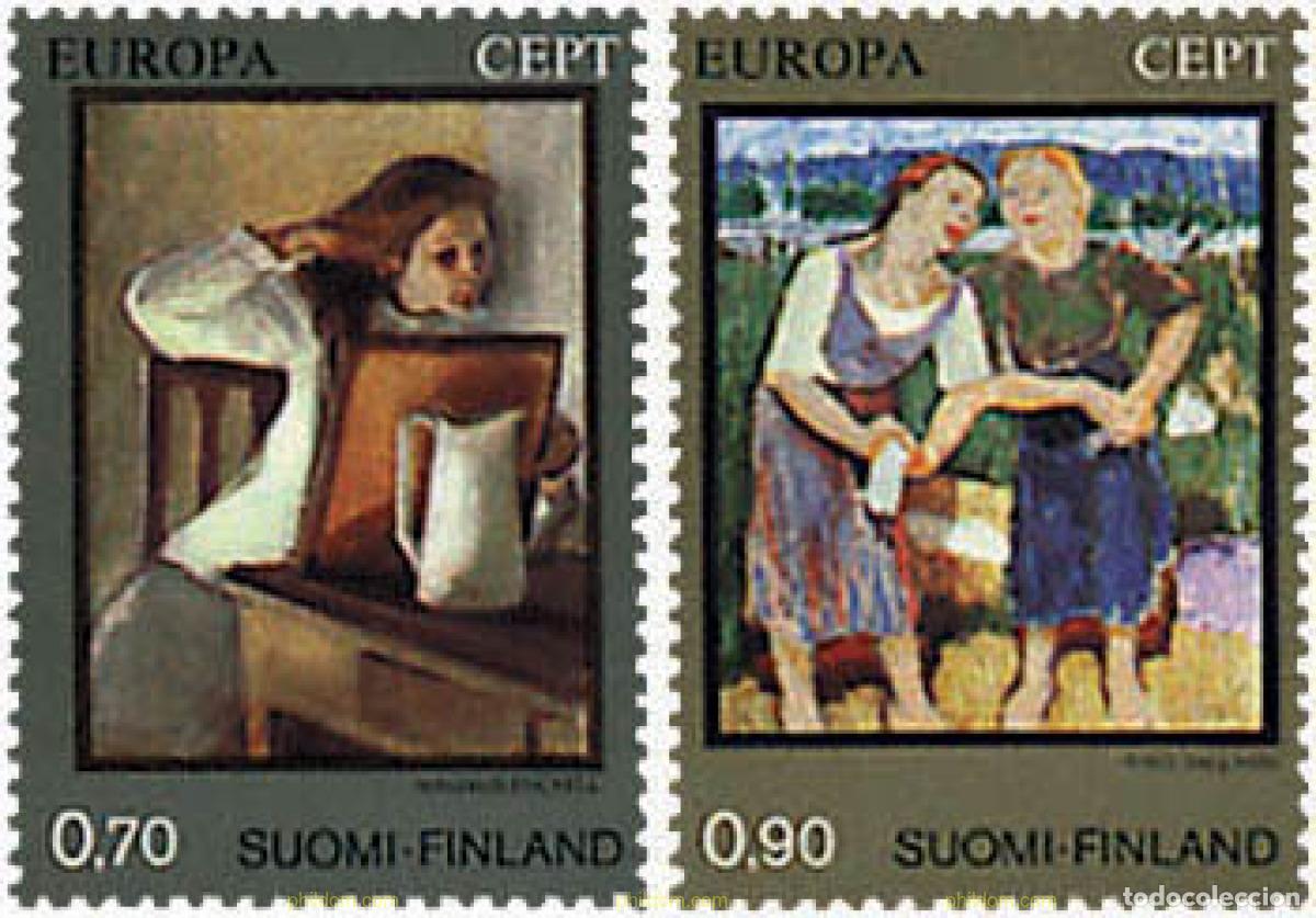 Sellos: 78326 MNH FINLANDIA 1975 EUROPA CEPT. PINTURAS