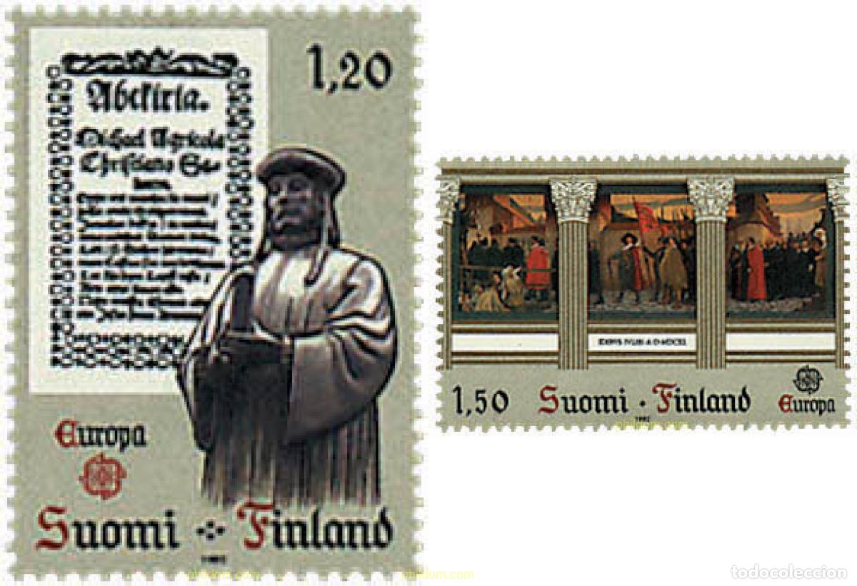 Sellos: 62483 MNH FINLANDIA 1982 EUROPA CEPT. HISTORIA