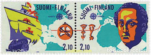 Sellos: 5614 MNH FINLANDIA 1992 EUROPA CEPT. 500 ANIVERSARIO DEL DESCUBRIMIENTO DE AMERICA