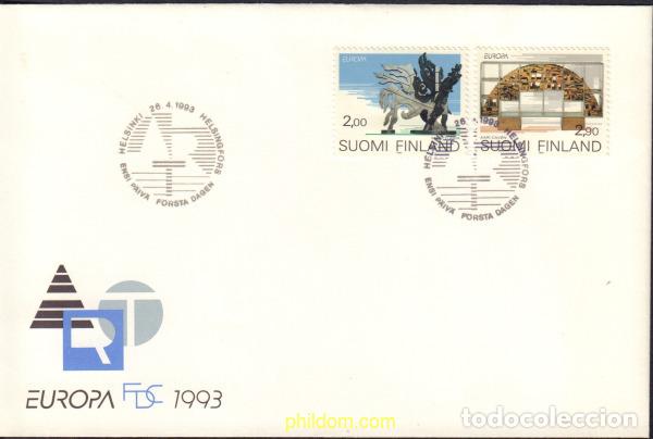 Sellos: 24356 MNH FINLANDIA 1993 EUROPA CEPT. ARTE CONTEMPORANEO