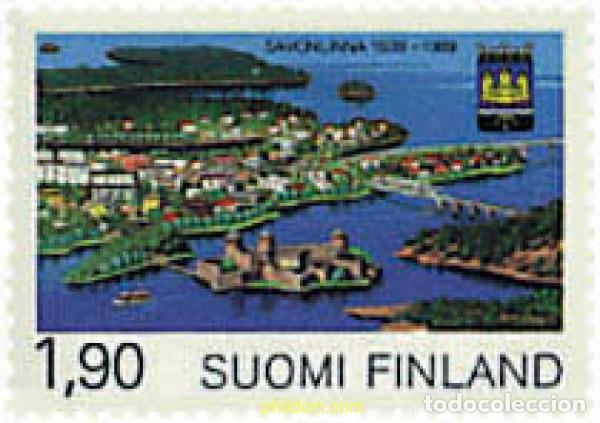 Sellos: 59652 MNH FINLANDIA 1989 350 ANIVERSARIO DE LA CIUDAD DE SAVONLINNA