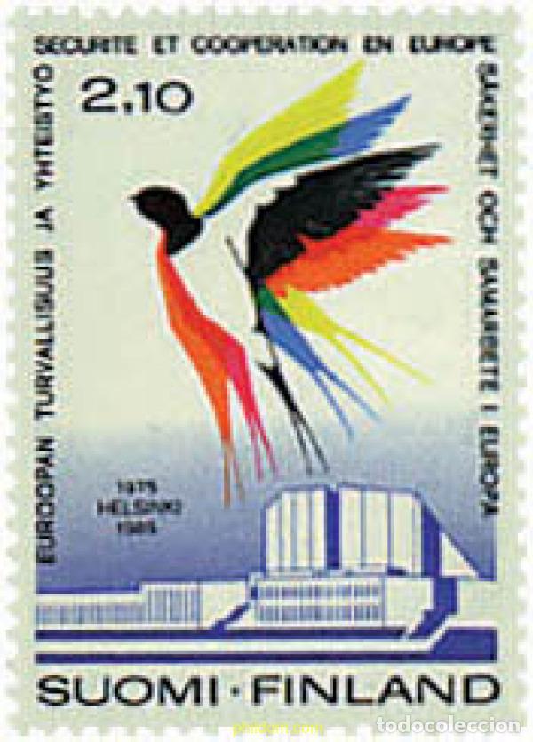 Sellos: 46452 MNH FINLANDIA 1985 10 ANIVERSARIO DE LA CONFERENCIA SOBRE LA SEGURIDAD Y COOPERACION EN EUROP