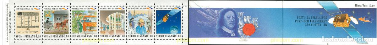 Sellos: 3039 MNH FINLANDIA 1988 350 ANIVERSARIO DE CORREOS Y TELECOMUNICACIONES FINLANDESAS