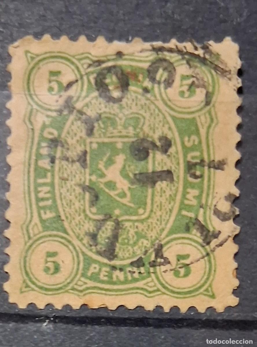 Sellos: FINLANDIA, 1885, CAT.YT.21.