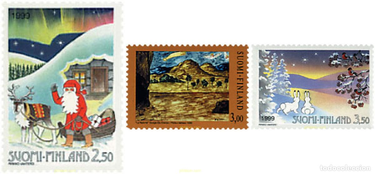 Sellos: 39908 MNH FINLANDIA 1999 NAVIDAD