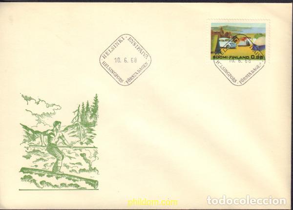 Sellos: 415722 MNH FINLANDIA 1968 TURISMO DE VERANO