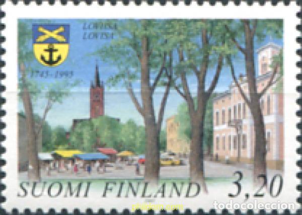 Sellos: 41000 MNH FINLANDIA 1995 250 ANIVERSARIO DE LA CIUDAD DE LOVIISA