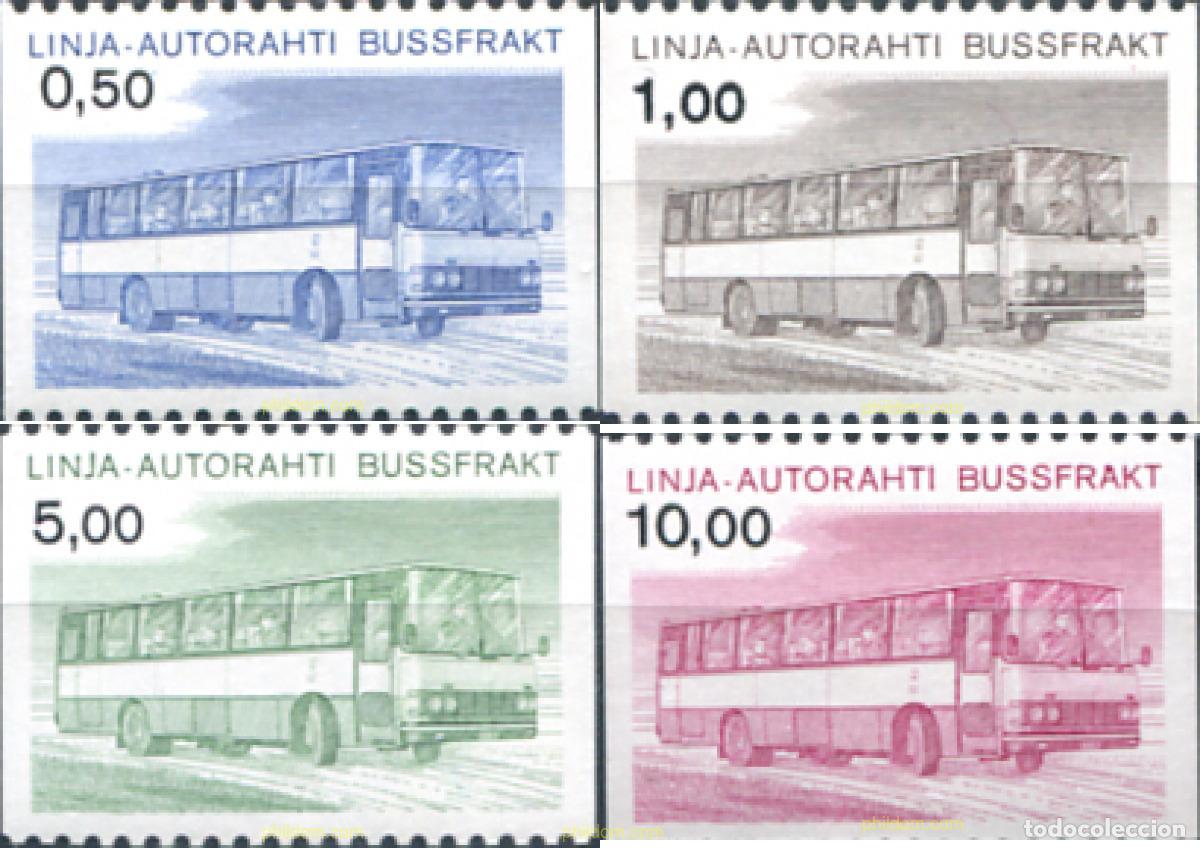 Sellos: 41004 MNH FINLANDIA 1981 AUTOBUS SISU DE 1981