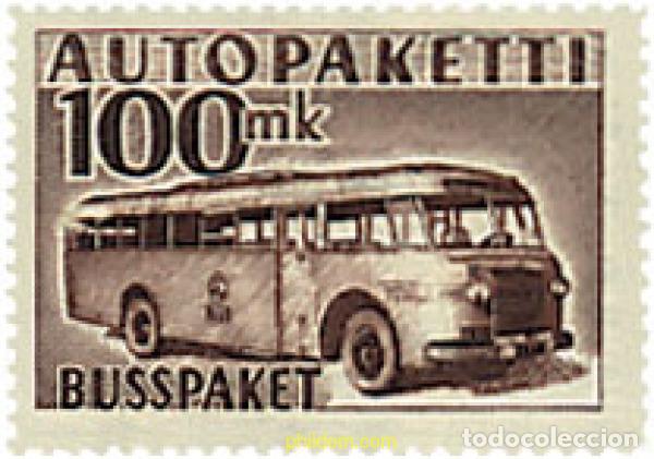 Sellos: 314548 MNH FINLANDIA 1952 AUTOBUS POSTAL
