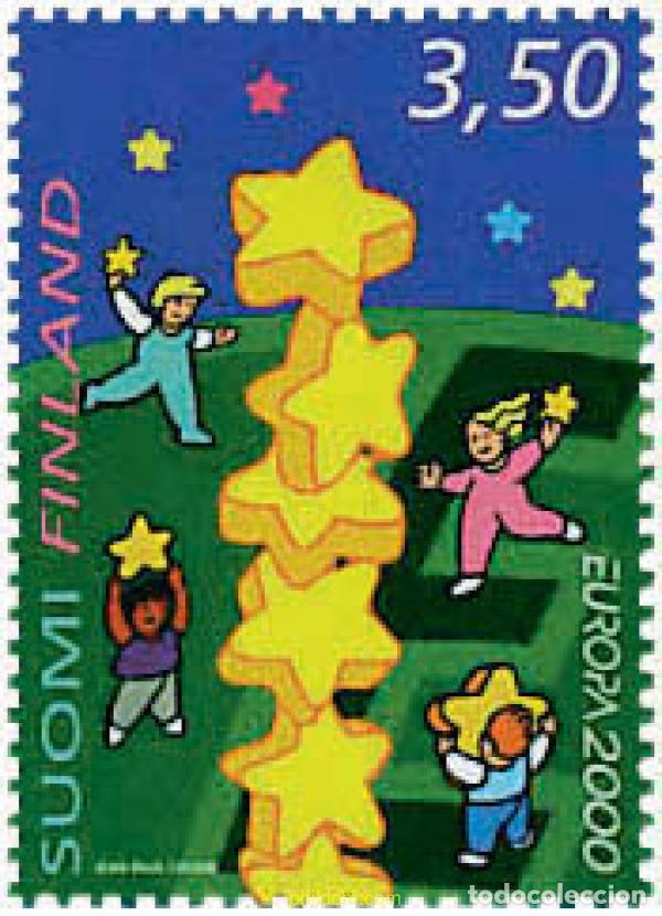 Sellos: 77121 MNH FINLANDIA 2000 EUROPA CEPT. CONSTRUCCION EUROPEA