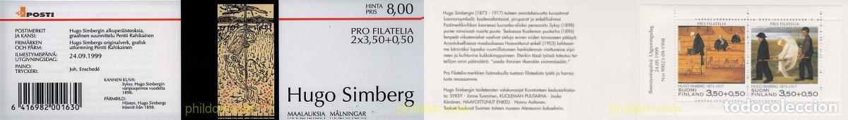 Sellos: 2694 MNH FINLANDIA 1999 PRO FILATELIA. PINTURAS DE HUGO SIMBERG