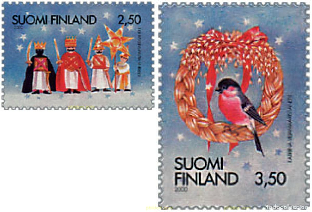 Sellos: 65151 MNH FINLANDIA 2000 NAVIDAD