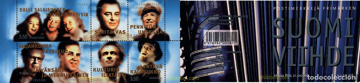 Sellos: 2693 MNH FINLANDIA 1999 ARTISTAS DE VARIEDADES DE LOS A&Ntilde;OS 1920-1950
