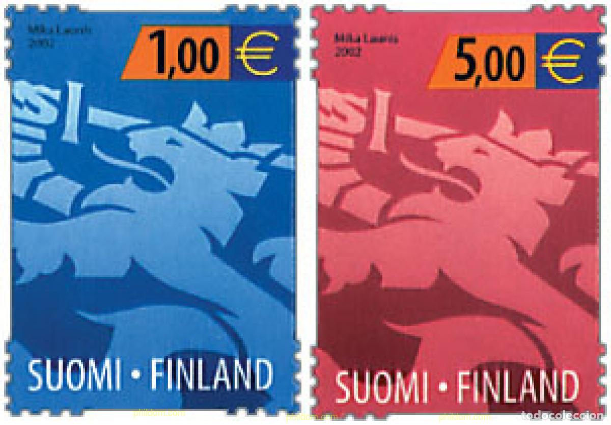 Sellos: 87233 MNH FINLANDIA 2002 ESCUDO NACIONAL