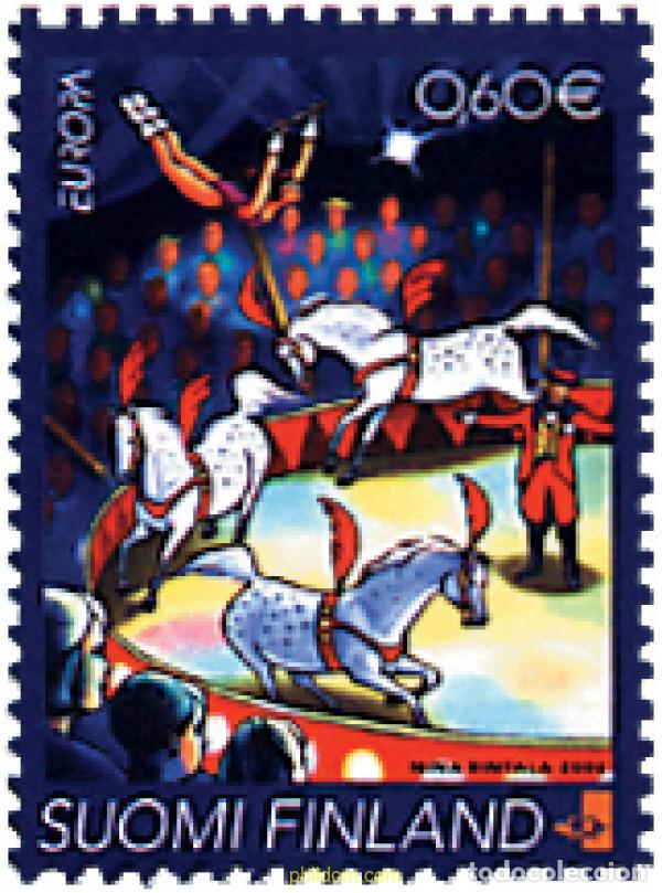 Sellos: 91036 MNH FINLANDIA 2002 EUROPA CEPT 2002 - EL CIRCO