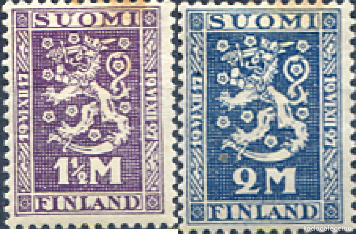 Francobolli: 102390 MNH FINLANDIA 1927 10 ANIVERSARIO DE LA INDEPENDENCIA