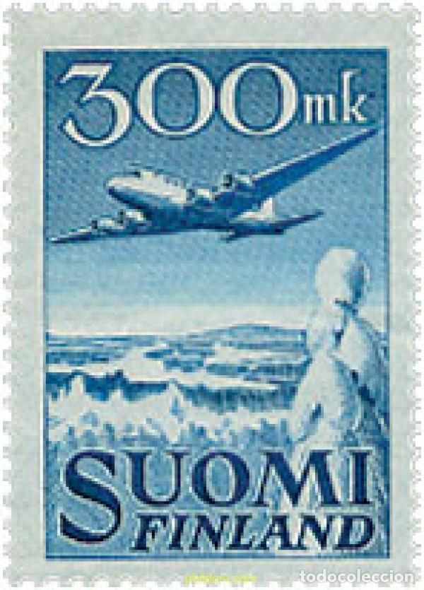 Sellos: 102619 MNH FINLANDIA 1950 AVION