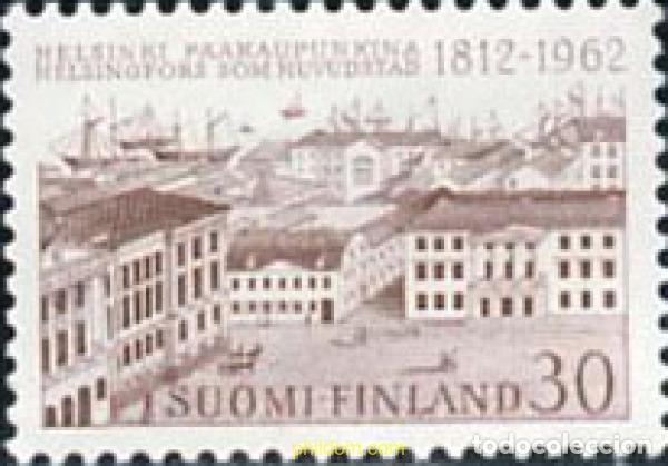 Sellos: 102751 MNH FINLANDIA 1962 150 ANIVERSARIO DE HELSINKI COMO CAPITAL