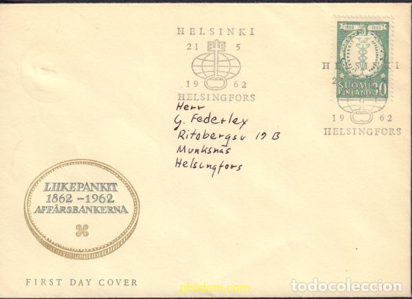 Sellos: 434703 MNH FINLANDIA 1962 50 ANIVERSARIO DEL PRIMER BANCO COMERCIAL