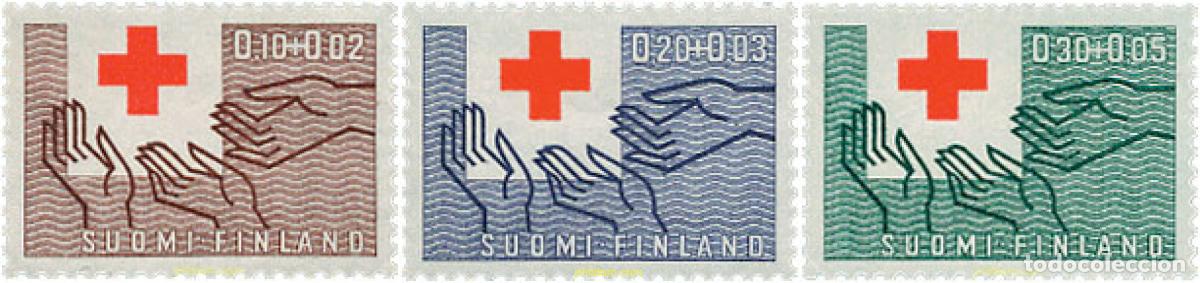 Briefmarken: 102775 MNH FINLANDIA 1963 CENTENARIO DE LA CRUZ ROJA INTERNACIONAL