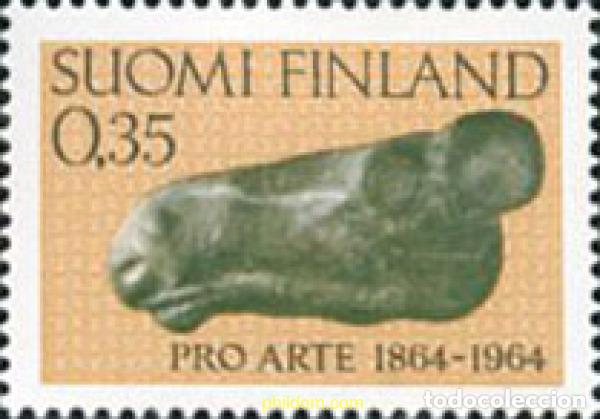 Briefmarken: 102797 MNH FINLANDIA 1964 CENTENARIO DE LA ASOCIACION DE ARTISTAS