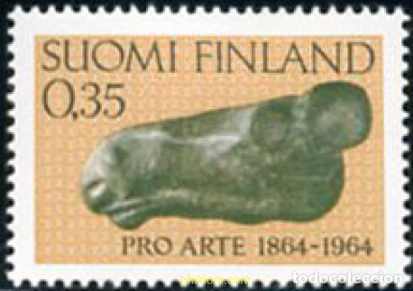 Briefmarken: 210329 HINGED FINLANDIA 1964 CENTENARIO DE LA ASOCIACION DE ARTISTAS
