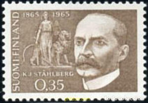 Briefmarken: 102812 MNH FINLANDIA 1965 CENTENARIO DEL NACIMIENTO DE KAARLO JUHO STAHLBERG