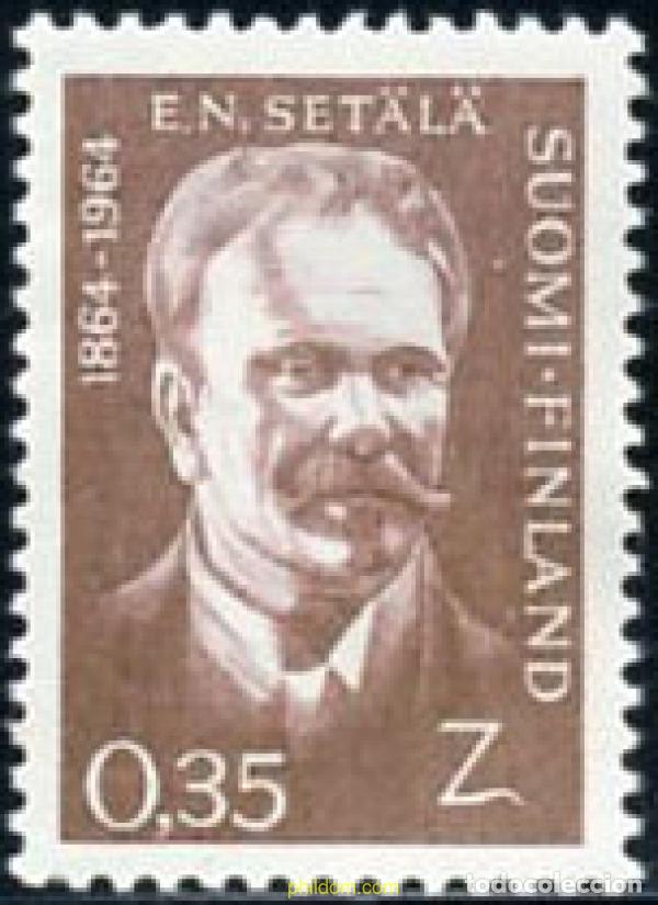 Briefmarken: 102798 MNH FINLANDIA 1964 CENTENARIO DEL NACIMIENTO DE EMIL NESTOR SETALA